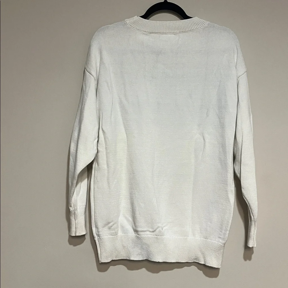 Nantucket Oversized crewneck sweater Mens size XS Womens S M Moonrise boating